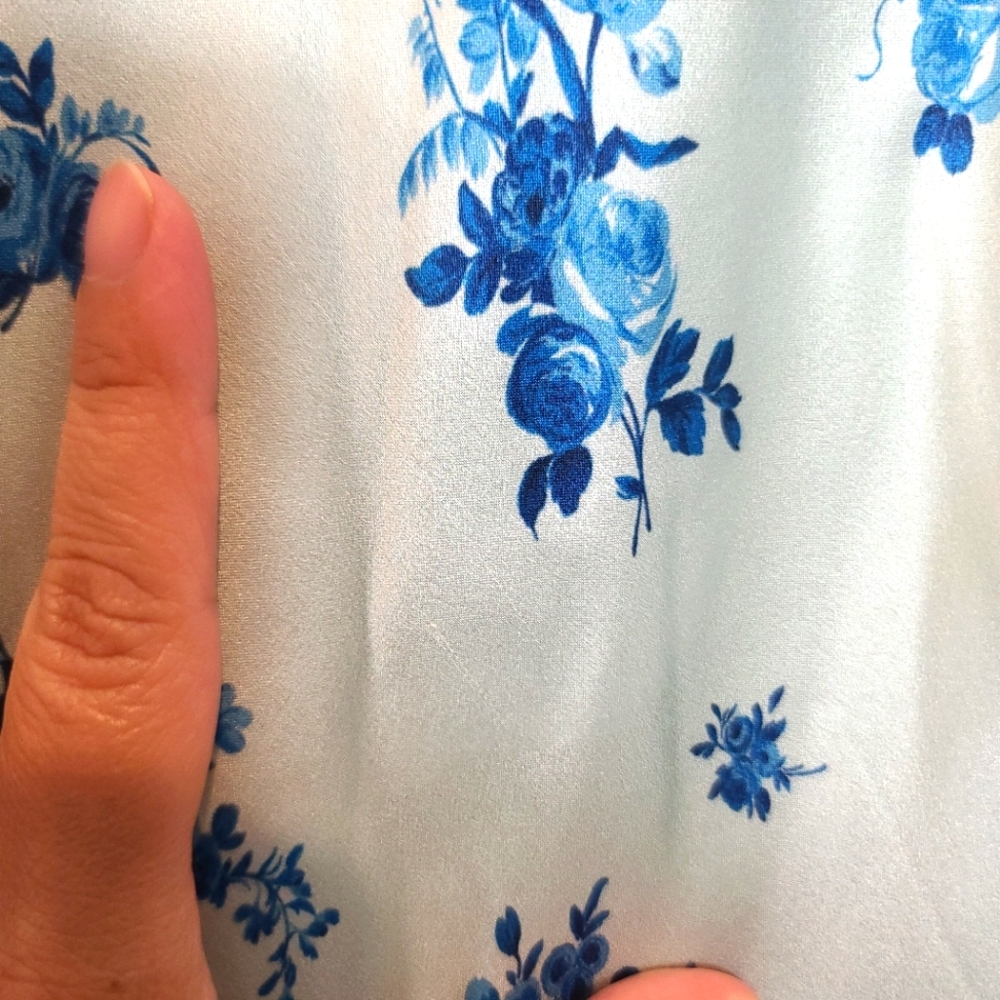 Reformation Clarisse Silk Floral Dress Leonie Size 6 - Picture 10 of 11
